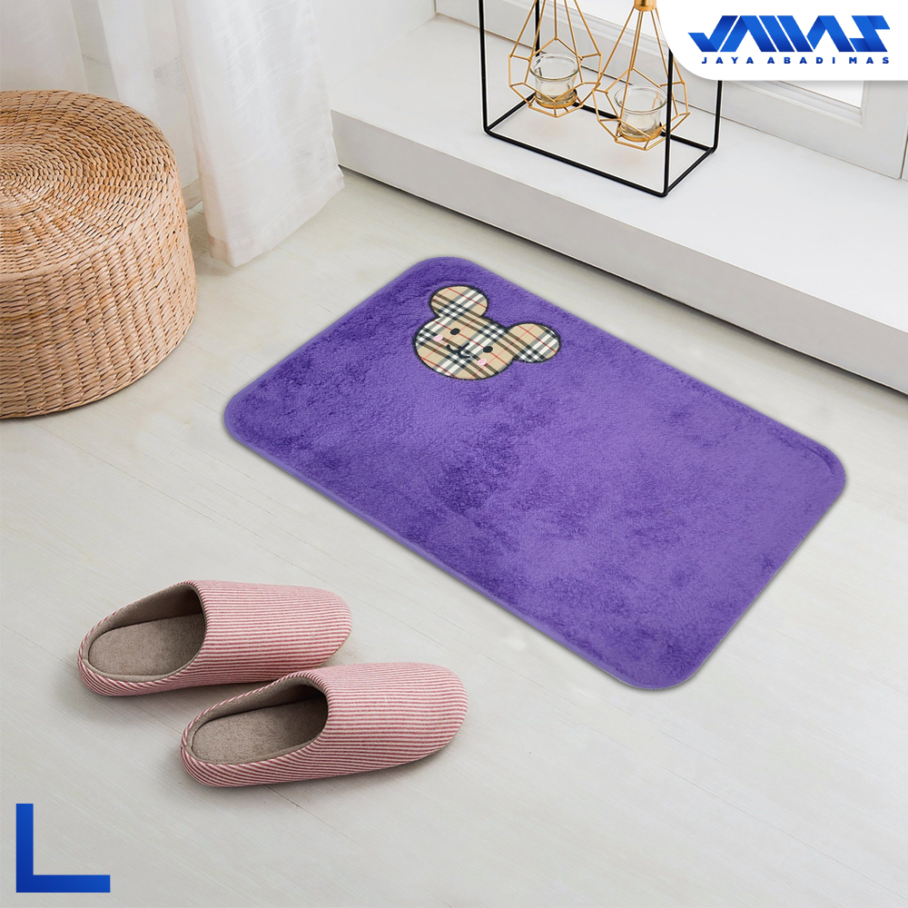 Keset Bulu Angsa Anti slip Ukuran 40x60cm Halus Lembut Karakter Anak